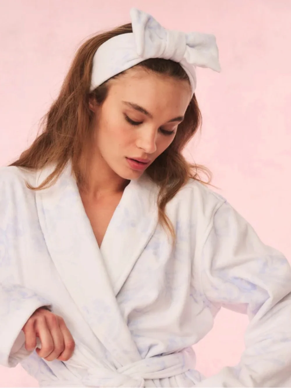 LoveShackFancy Wash cloth and Bow Face Wash beauty Headband Set NWT